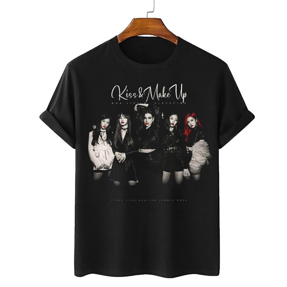 Dua Lipa Black Kiss And Make Up Collab Unisex Tshirt